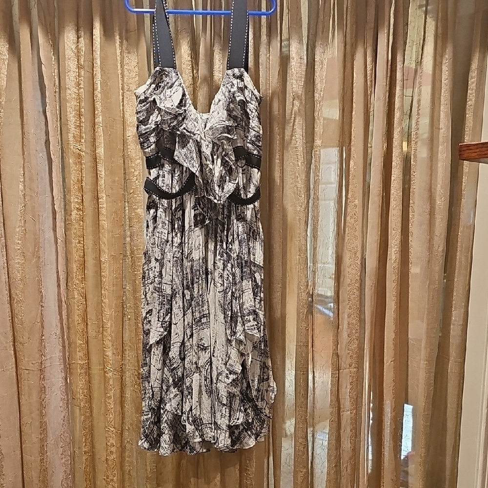 Diane Von Furstenberg Monochrome Strapless Dress
